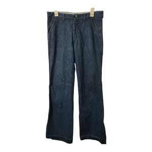 Levi Panatela Vintage Womens Wide Leg High‎ Rise Jeans 70s 33waist